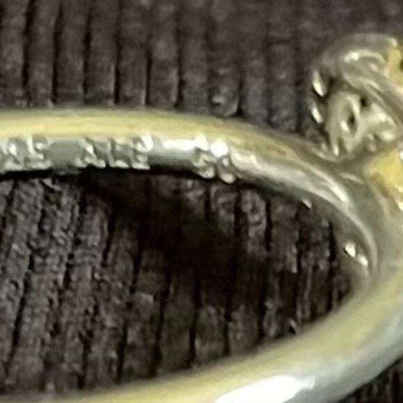 Pandora Luminous Knot Ring 925 Silver • Size 5.5 • CZ & Pearl with original box - Picture 7 of 11